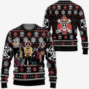 One Piece Ace Spade Pirates Ugly Christmas Sweatshirt