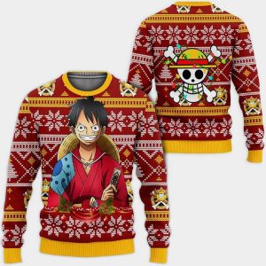 One Piece Beggar Luffy Ugly Christmas Sweatshirt