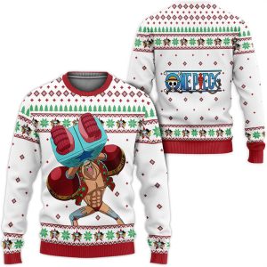 One Piece Franky Ugly Christmas Sweatshirt