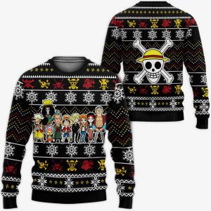 One Piece Heart Pirates Ugly Christmas Sweatshirt