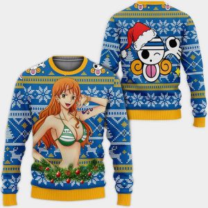 One Piece Nami Ugly Christmas Sweatshirt