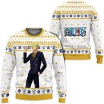 One Piece Ugly Christmas Sweatshirt-Sanji