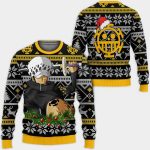 One Piece Ugly Christmas Sweatshirt-Trafalgar Law