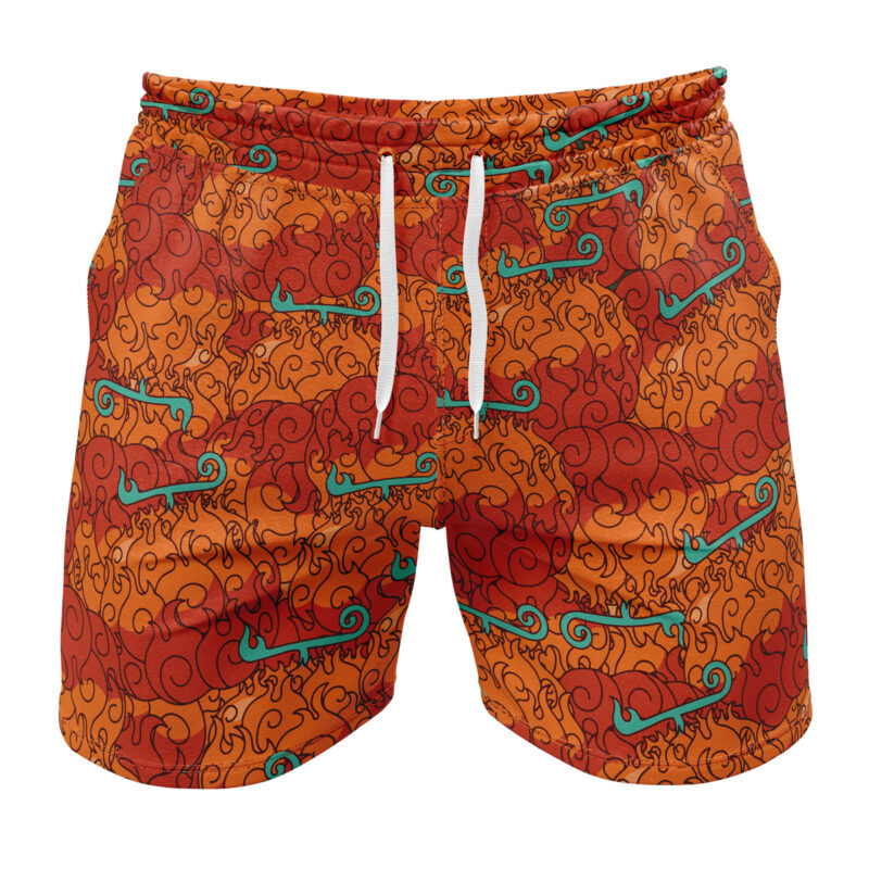 Mera Mera No Mi Ace Sabo Devil Fruit One Piece Shorts