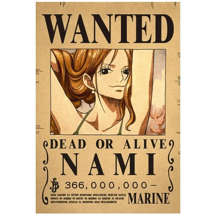 One Piece Wanted Poster - Wanted Nami Bounty