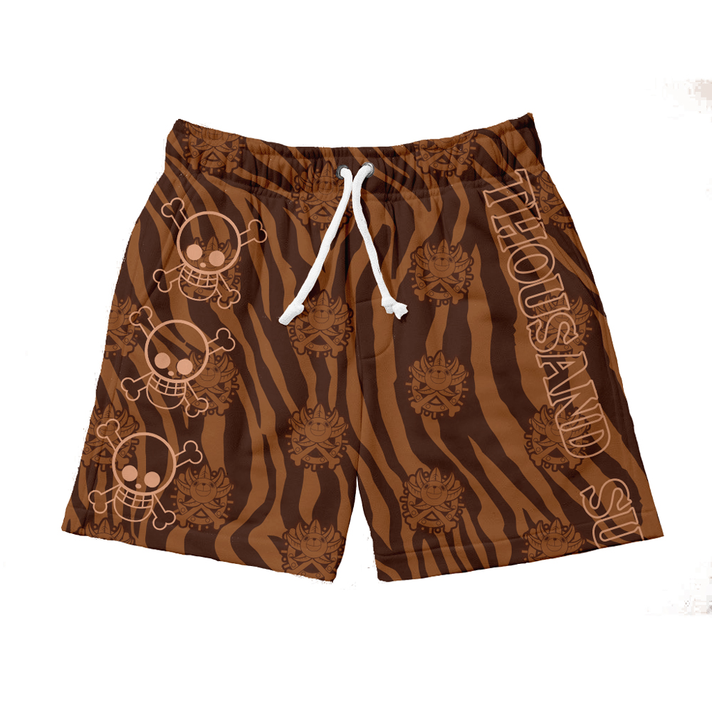 Thousand Sunny Crown One Piece Shorts