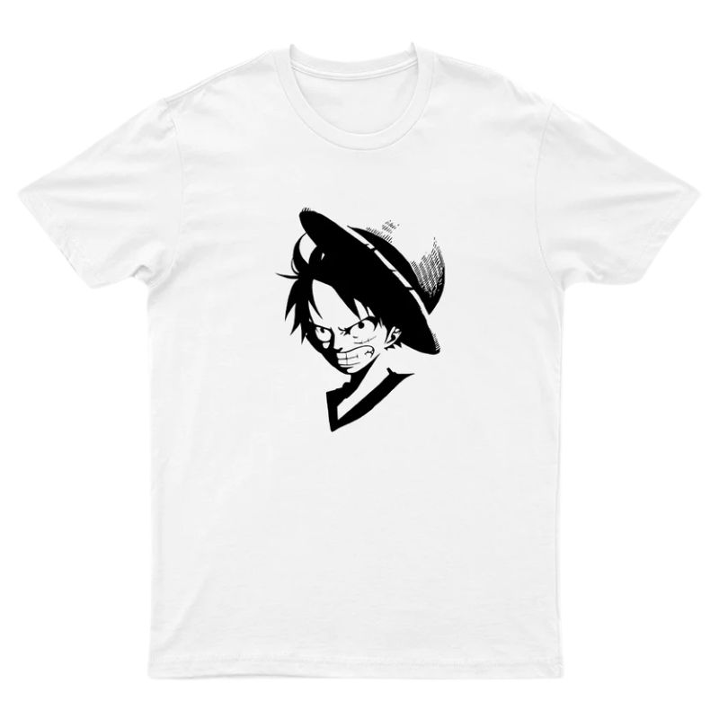 One Piece T-Shirt – Luffy Portrait Printed Classic T-shirt