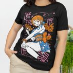 One Piece T-shirts – Nami Pirate Graphic Anime T-Shirt