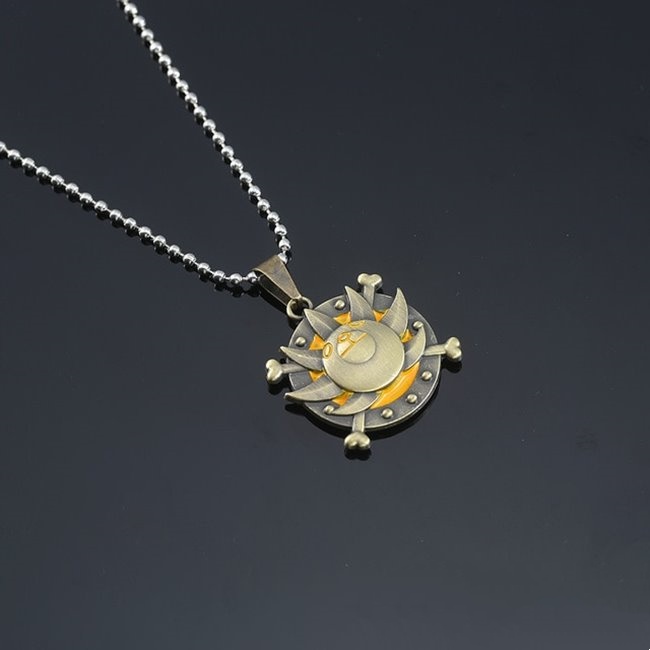 One Piece Necklace - Anime One Piece Zoro Necklace Zin Alloy