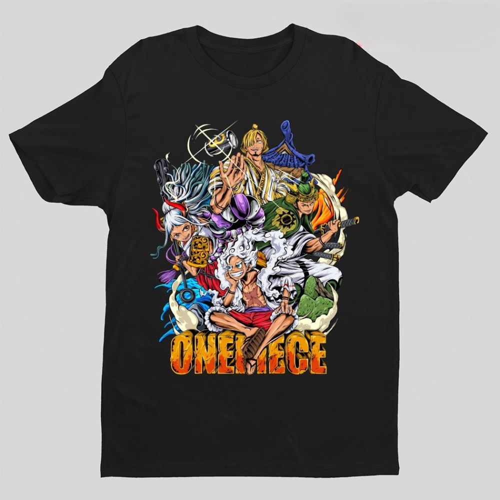 One Piece T-shirts – Straw Hat Crew Wano Arc Classic T-shirt
